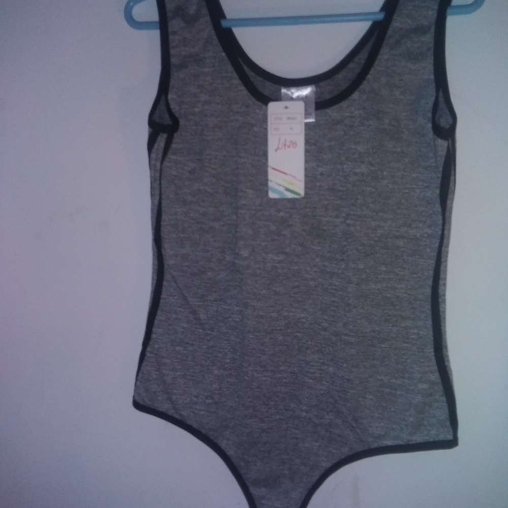 Gray Body Suit - Picture 1 of 3